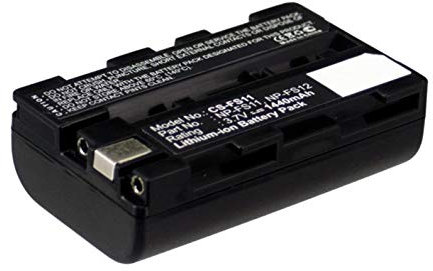 Amsahr BT-SNNPFS11-1CT Numérique Remplacement Caméra/Caméscope Batterie pour Sony Np-Fs11/Npfs11/Np-F10/Np-Fs10/Np-Fs12 Gris