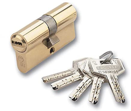 Ezcurra M38875 - Cilindro seguridad laton ds15-70 descentrado