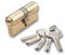 Ezcurra M38875 - Cilindro seguridad laton ds15-70 descentrado