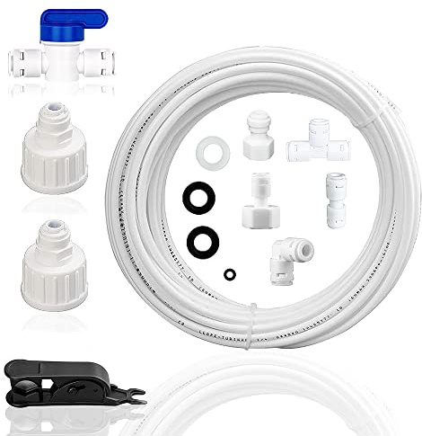 Wasserfilter Schlauch 1/4,Wasserzulaufleitung Universal Anschluss-set,Kühlschrankschlauch,Anschluss-set Für Kühlschrank,Side By Side Anschluss Set