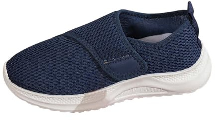 Scarpe da corsa sanitaria da donna per diabetici, larghi piedi, traspiranti, per il tempo libero, scarpe da ginnastica leggere, per anziani per l'uso quotidiano, Blu mare, 37.5 EU