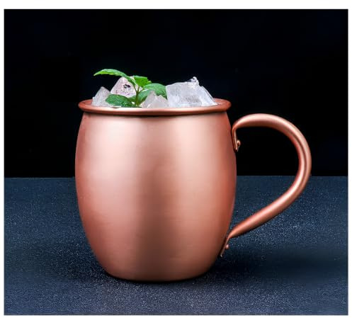 530ML Copper Cup 100% Pure Copper Mug Cold Drink Cup Drum Cup Cocktail Cup