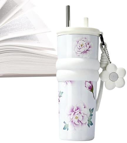Stainless Steel Insulated Tumbler 24oz - 201 Stainless Steel Shell 316 Śtainless Śteel Liner 710ml 27x7cm Lid And Straw Unspecified Color - Leakproof Coffee Cup - Portable Reusable Travel Bottle