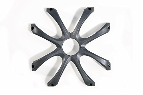 KICKER 08GL78 Alu-Guss Grill Square 20 cm (8 Zoll) Schwarz