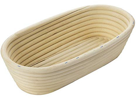 Westmark Cestino da lievitazione, Per impasti da 750-1000 grammi, Ovale, Lunghezza: circa 28 cm, Rattan, Beige chiaro, 32042270