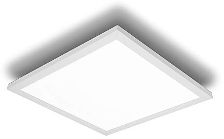 IMPTS LED Deckenlampe Unltra Flach Panel Deckenleuchte Warmweiss 40x40cm | Quadratisch 21W 1950LM für Büro Küche Badezimmer Wohnzimmer