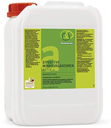 Multikraft EMa 25 Liter, Bodenhilfsstoff mit Effektiven Mikroorganismen für Garten, Teich und Kompost