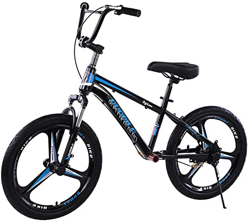 MLYY 16/18 20 Zoll Laufrad mit Bremsen/Fußstütze/Federung, Geschenk für große Kinder/Erwachsene/Jungen/Mädchen, Verstellbarer Lenker/Sitz ohne Pedal, unterstützt 100 kg (Color : Blue, Size : 20 inch)
