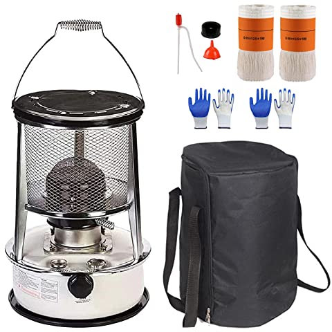 Samnuerly Réchaud de secours au kérosène pour usage intérieur, chauffage au kérosène Non électrique, réchaud de Camping Portable 6L 0,25 l/h 9000BTU/H