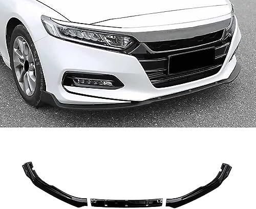 Frontal Alerón Spoiler Labio para Accord 2018-2022,Parachoques Delantero Labio Divisor Difusor Kit Carrocería