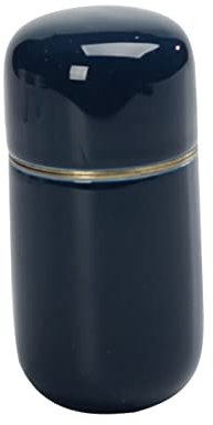 DECHOUS Teedose aus Keramik Vorratsdose Obstbehälter Kanne mit Teeblättern dekorativer Panzer tragbar Container Aromatherapie Versiegeltes Glas reisen Legierung