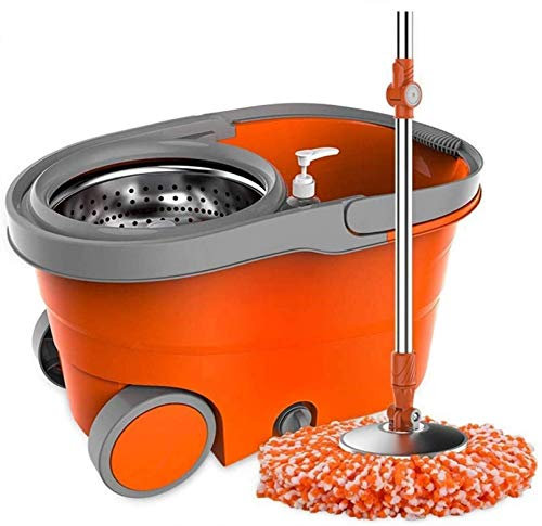 Heavy Duty Spin Mop and Bucket Set: Effortless Cleaning for Tile Floors and Bathrooms vision