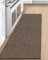 LEKEEPGO Tappeto Cucina Antiscivolo Lavabile 43x150cm, Passatoia Cucina, Tappeto Cucina Lavabile, Tappeto per Cucina, Corridoio, Lavanderia, Torta Corritore, Marrone