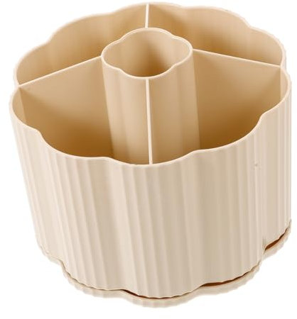 VILLFUL 360grad Makeup Pinsel Organizer Mit Drehfunktion Großer Kosmetik Aufbewahrungsbehälter Für Schminkpinsel Und Make-up Zubehör Für Schminktisch Und Büro