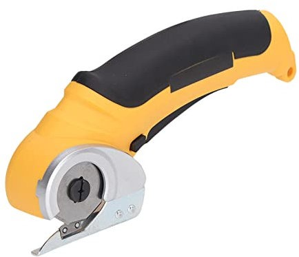 Electric Cutter, Smooth Cutting Handheld Automatic Sharpening Cordless Electric Scissors Stainless Steel Blade for Cloth