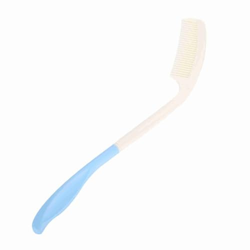 SustVita – peigne à poignée antidérapante, brosses à cheveux portables à longue portée pour personnes âgées, peigne longue portée avec prise confortable (peigne à long manche)