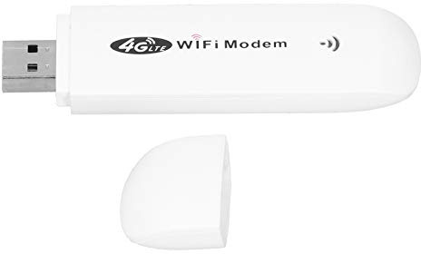 4G LTE WiFi Modem Dongle with SIM Card Slot, USB Interface, Plug and Play, LED Status Indicator for Car Wireless Router