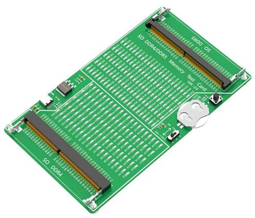 Ptdfjspt 1 PCS Laptop Memory Tester DDR4/DDR5 2-In-1 Memory Tester with Light Multifunctional Memory Test Card