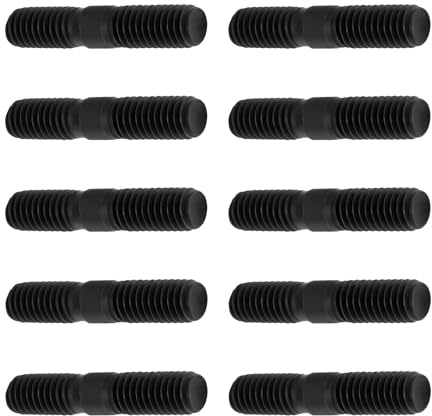 VGOL Set Di 10 Viti Doppie Per Collettore Di Scarico Per Motocicletta M6x30mm Compatibile Con Puch Maxi