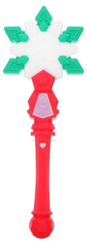 Supvox Leuchtende Schneeflockenstäbe aus Kunststoff, LED-Knicklichter für Prinzessinnen, für Weihnachten, Feiertage, Geburtstage, Kostüme, Prinzessinnen, Cosplay, Partydekorationen