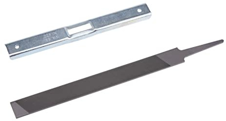 2Pièces Kit D'affûtage de Lime Plate, Profondeur Lime Plate en Acier Outil de Jauge pour Tronçonneuse Générale