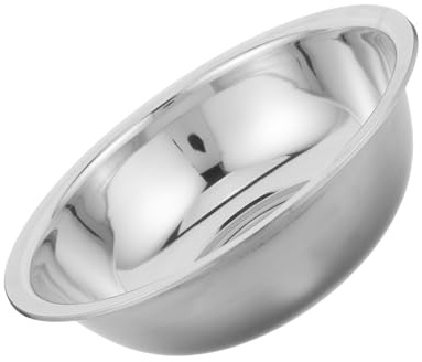LOLIPPYY Bassin de Bain de Pieds en Acier Inoxydable 201 sans Aimant, 36 CM, Bac Épais Multifonction pour Pédicure et Trempage, Bassine Utilitaire Domestique Adaptée Salle de Bain et Soins