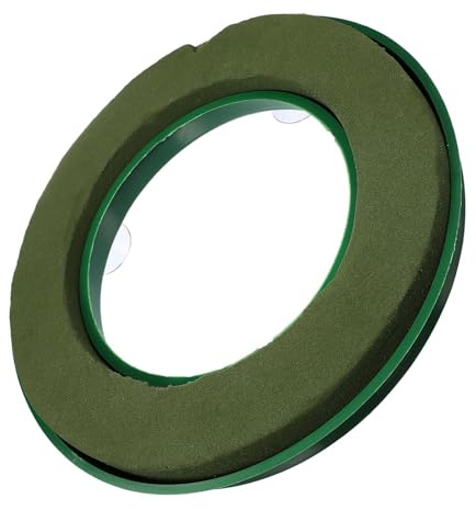 STAHAD Base con Ventosa per Composizione Floreale da Matrimonio, Fango Floreale Rinforzato Ecologico, Supporto per Decorazioni Auto Sposi e Bouquet per Podio Riunioni, 30x30 Cm