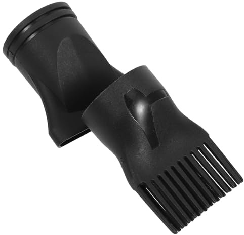 Ugelli Phon Neri in Plastica, Accessori per Asciugacapelli | 2 Pezzi, Forma Circolare, Compatibilità Ampia, per Saloni e Uso Quotidiano, Stile e Asciugatura