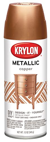 Krylon K02203 General Purpose, 12 Ounces BRILLIANT SPRAY PAINT METALLIC COPPER