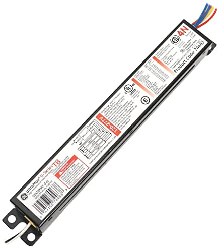 GE Lighting T8 UltraMax Proline Electronic Ballast, Residential/Commercial Use, 120-277 Volt, Instant Start, High Performance, Compatible with F32T8/WM and F17T8