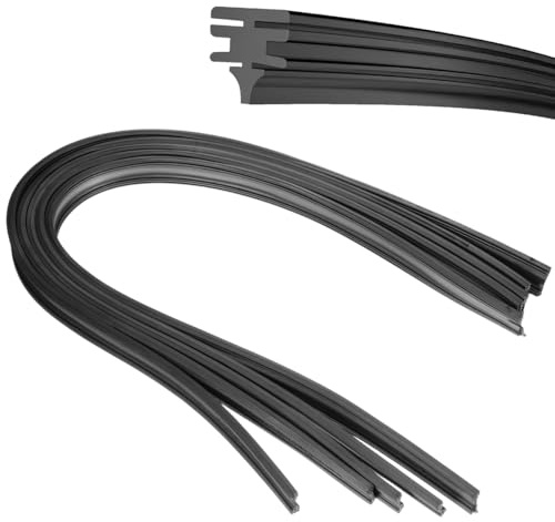 5 Paires de Balais D'essuie-Glace de Pare-Brise Recharges en Silicone Essuie-Glaces sans Cadre Lame Insérer Des Bandes de Caoutchouc pour Voiture Auto 6Mm