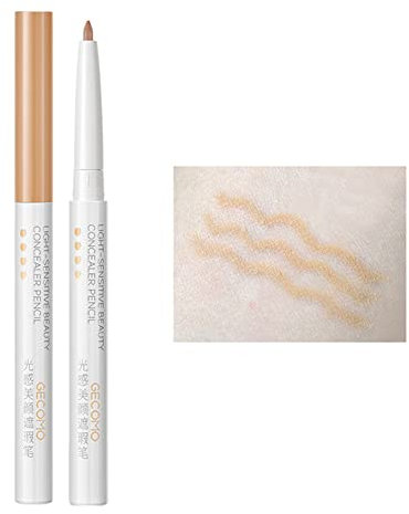 Stylo Anti-cernes Correcteur de Teint,couvre les rougeurs et les irrégularités de la peau Contour imperméable Longue Tenue Make up Correcteur pour Les Yeux,cernes Tous Types de Peaux Teint foncé
