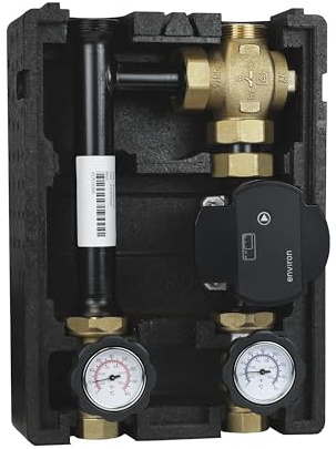 ENVIRON - Rücklaufanhebung mit Festwertthermostat 60° mit Hocheffizienzpumpe
