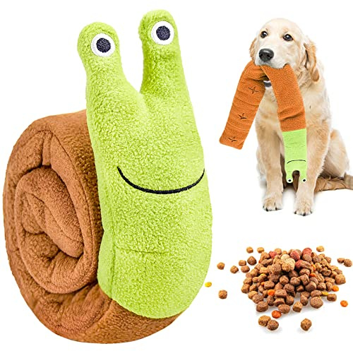 MINSHUXI Hundleksak intelligens, pussel sniffing träning, kindtänder, bitbeständig, dubbelspel, säkert och giftfritt material hund födelsedagspresent