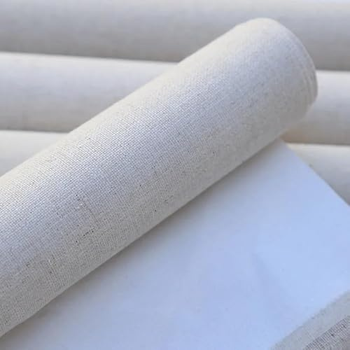 Rotolo di Tela da Pittura Professionale Blank Canvas for la Strato di Pittura Acrilico Pittura a Olio di Tela Biancheria in Tela in Tela Primated Art Forniture for Artista 5m One Roll (Color : 5M lon