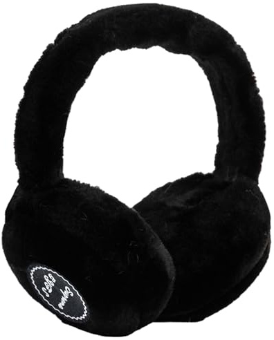FAMKIT Music Bluetooth Earmuffs, Foldable Fluffy Plush Ear Muffs, Ear Warmers, with Bluetooth Function, Wireless Music Earmuffs Headsets, for Cold Weather