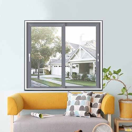 Transparent Fenster Isolierfolie Wärmeschutzvorhang Thermofolie Gegen Kälteschutzfolie Thermo Vorhang Selbstklebend Fensterisolierfolie für Winter (115x170cm)