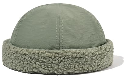 YAMEE Docker Cap Gorra Hombre Invierno Cálido,Gorro Marinero Hombre contra Viento Frío,Gorro Docker Invierno Mujer Secado Rápido,Sombrero Beanie Hombre con Puño Enrollado,Docker Cap Unisex Ajustable