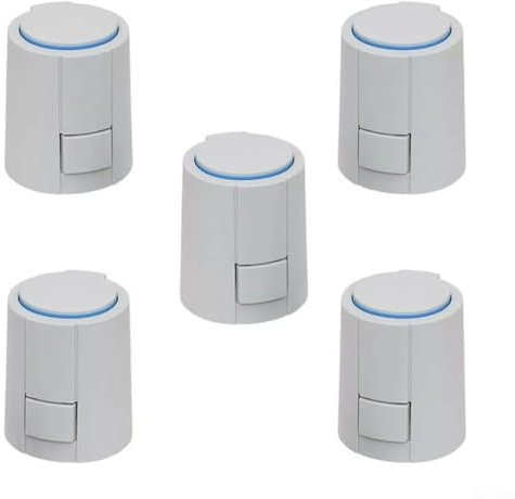 HEBEOT Attuatore 5Pcs Per Riscaldamento A Pavimento Attuatori Riscaldamento Elettrico Per Apertura E Chiusura A Pavimento Riscaldamento Distributori Di Acqua