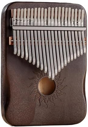 Kalimba Instrument Kalimba 21 Tasten Musikinstrument Vollholz Ahorn Kalimba 17 Tasten Mit Schallloch Mbira Für Anfänger(21 keys)