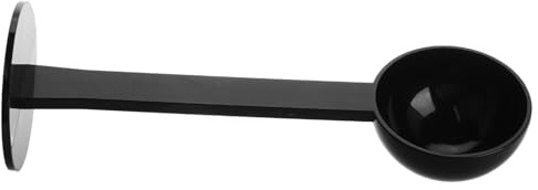 Gatuida Cuillère Doseuse à Expresso En Plastique Noir, Mesurette Et Tasseur à Café Compacte Pour Grains Et Café Moulu, Outil Polyvalent Pour Usage Domestique Et Voyage
