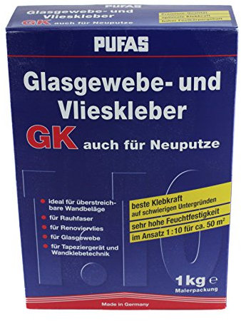 Pufas Glasgewebe- und Vlieskleber GK Ultra 1,0 KG