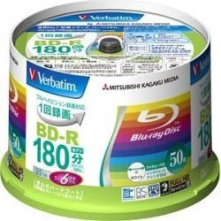 Verbatim Blu-ray Disc 50 Spindle - 25GB 6X BD-R - 2011