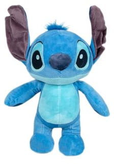 Peluche Suave Disney Stitch con Sonido 30cm, Angel, Leroy (33cm)