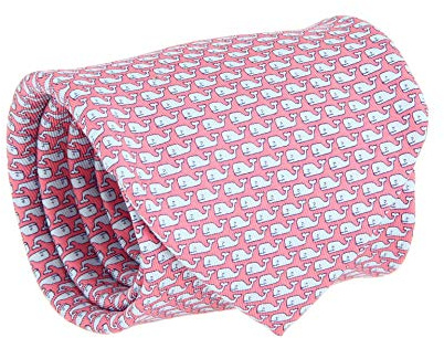 Vineyard Vines Vineyard Whale Tie Corbata, Rosa Ballena Viñedo, Talla única para Hombre