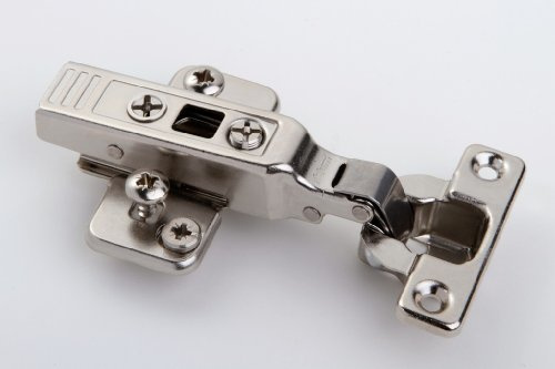 2 Stück Blum Clip-Top Minischarniere Möbelscharniere Metall vernickelt, Topf 26mm, 95 Grad Öffnungswinkel, Anschlag vollaufliegend
