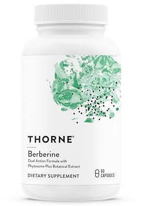THORNE - Berberine - Dual Action Formula with Phytosome Plus Botanical Extract - Support Heart Health, Immune System, Healthy GI & Cholesterol* - Gluten-Free - 30 Servings
