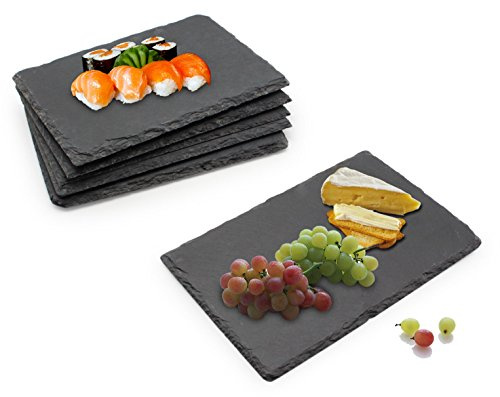 Van Gogh Slate Serving Tray Platters Set of 6 Cheese Tapas Boards Plates Personalised Gift 2 Sets