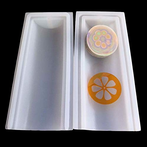 ausuky Moule rond en silicone fait à la main pour savon - Séparateur de colonne - Pour savon - 1 kg - 1 000 ml