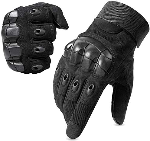 ARTOP Gants Militaires Combat Tactiques pour Hommes, Gants Sport Eté pour Moto Motocross Scooter Cyclisme de Protection Anti-Coupe
